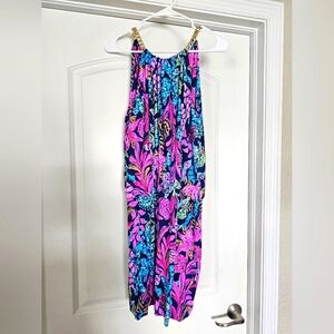 Lilly Pulitzer halter dress size S EUC